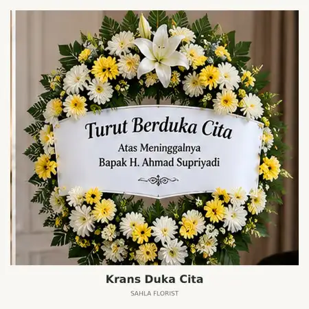 Krans Bunga Duka Binjai